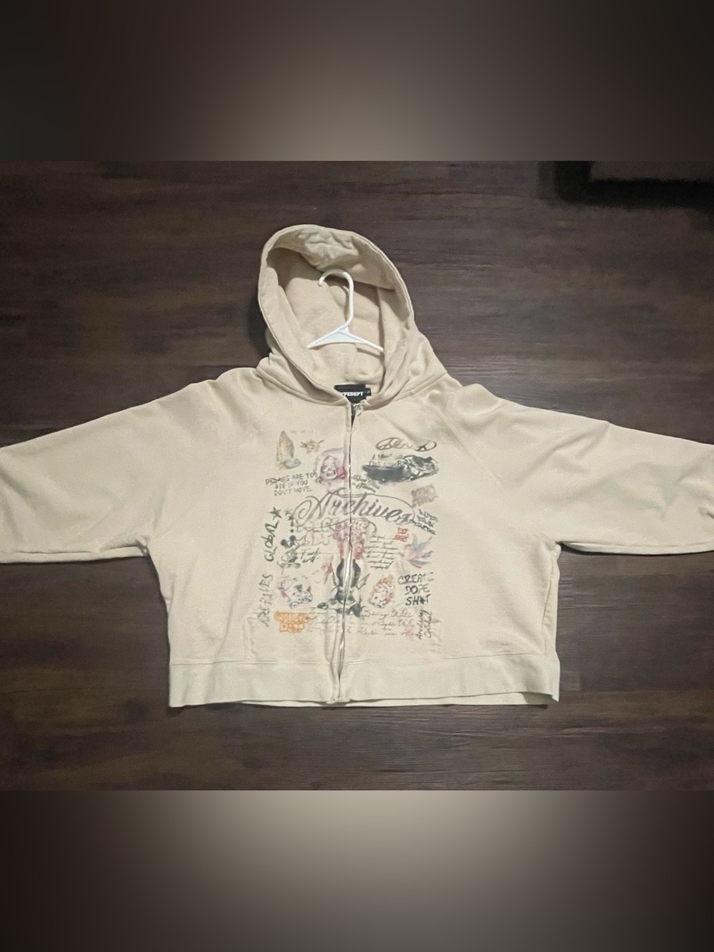 HYPEDEBT cropped hoodie